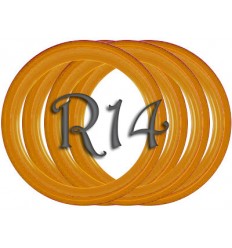 Флипперы Color orange R14 (4 шт.)
