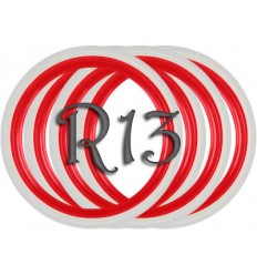 Флипперы Twin Color red-white R13 (4 шт.)