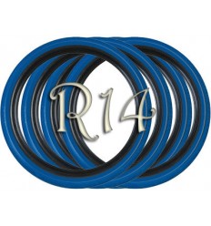 Флипперы Twin Color black-blue R14 (4 шт.)