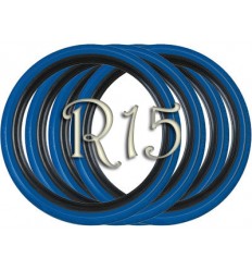 Флипперы Twin Color black-blue R15 (4 шт.)