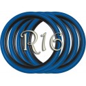 Флипперы Twin Color black-blue R16 (4 шт.)