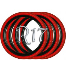 Флипперы Twin Color black-red R13 (4 шт.)