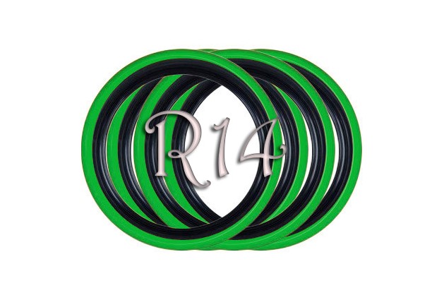 Флипперы Twin Color black-green R13 (4 шт.)