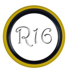 Флиппер Twin Color black-yellow R16 (1 шт.)