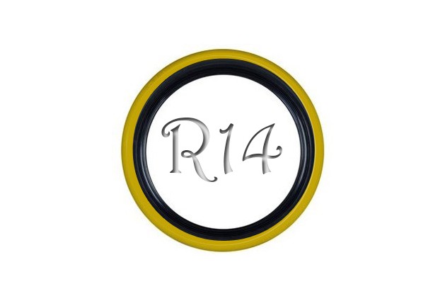 Флипперы Twin Color black-yellow R14 (4 шт.)