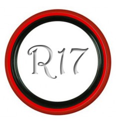 Флиппер Twin Color black-red R17 (1 шт.)